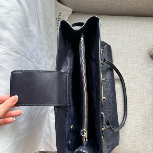 COACH Swagger Carryall Tote - Navy - Picture 6 of 10